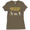 How To Pick Up Chicks Ladies Fitted T-Shirt