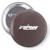 wme monday night raw Pin-back button