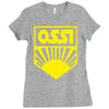 ossi fdj ddr Ladies Fitted T-Shirt