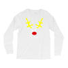 reindeer face novelty christmas Long Sleeve Shirts