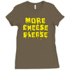 more cheese please Ladies Fitted T-Shirt