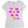 mom and dad Women's Triblend Scoop T-shirt