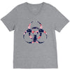 floral hazard V-Neck Tee