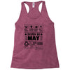 Born In May Racerback Tank