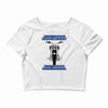 funny , fourtwo wheels, ideal gift, birthday present Crop Top