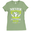 The Power Of An Autism Dad Ladies Fitted T-Shirt