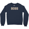 boss funny Crewneck Sweatshirt