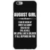 Super August Girl iPhone 6/6s Case