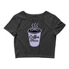 cool coffee please t shirt Crop Top