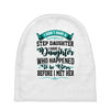 i don't have stepdaughter funny gift for stepdad Baby Beanies