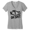 oh sh!t Women's V-Neck T-Shirt