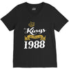 kings are born in 1988 V-Neck Tee
