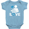 portal true love   aperture lab video gamer teleport online pc goal te Baby Bodysuit