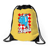 funny vespa chequer board, ideal gift or birthday present Drawstring Bags