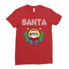 santa christmas Ladies Fitted T-Shirt