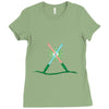 christmas lightsabers Ladies Fitted T-Shirt