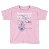 millennium falcon blueprint Toddler T-shirt