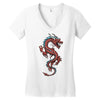 chinese dragon Women's V-Neck T-Shirt