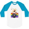 Ceremony of Love with Rainbow Colors 3/4 Sleeve Shirt