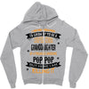 Super Cool Granddaughter Of A Freaking Awesome Pop Pop Zipper Hoodie