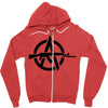 gun logo Zipper Hoodie