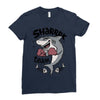 sharrk team Ladies Fitted T-Shirt