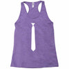 skinny white tie Racerback Tank