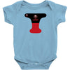 pool black red Baby Bodysuit