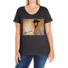 Elvis Presley Vintage Ladies Curvy T-Shirt