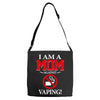 I Am A Mom Against Vaping Adjustable Strap Totes