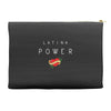 latina power with cute heart Accessory Pouches