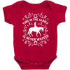 time in the saddle is never wasted Baby Bodysuit