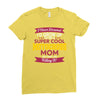 i never dreamed i'd grow up to be a super cool motocross mom but here Ladies Fitted T-Shirt