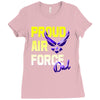 proud air force dad Ladies Fitted T-Shirt