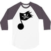 music pirate 3/4 Sleeve Shirt