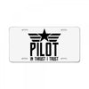 pilot License Plate