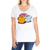 treat yo self Ladies Curvy T-Shirt