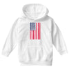 t-rex vintage american flag Youth Hoodie