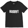 happy V-Neck Tee