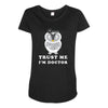 Trust Me i'm Doctor Maternity Scoop Neck T-shirt