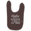 she's country from her cowboy boots Baby Bibs