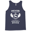 woman with a boxer Tank Top