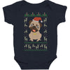 ugly sweater dog Baby Bodysuit