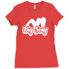 big sexy tattoo hot rod west rock punk Ladies Fitted T-Shirt