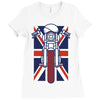 british biker Ladies Fitted T-Shirt