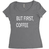 but firsh coffee Women's Triblend Scoop T-shirt