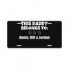 personalised daddy License Plate