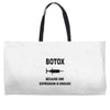 botox expression Weekender Totes