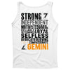 Strong Independent Motivated Gemini Tank Top