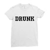 drunk Ladies Fitted T-Shirt